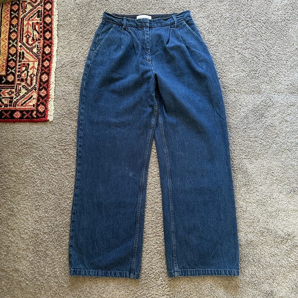 Abercrombie Wide Leg Denim Trouser